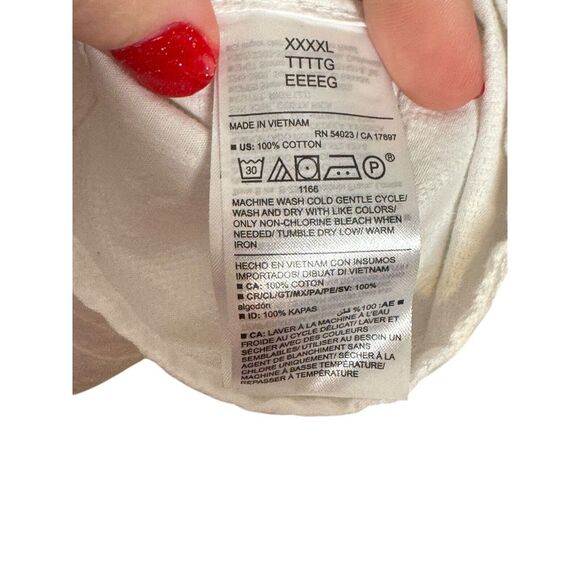 Old Navy Men Top Button-Up Regular Fit Casual Striped Collared Short Sleeve 4XL - Picture 6 of 10